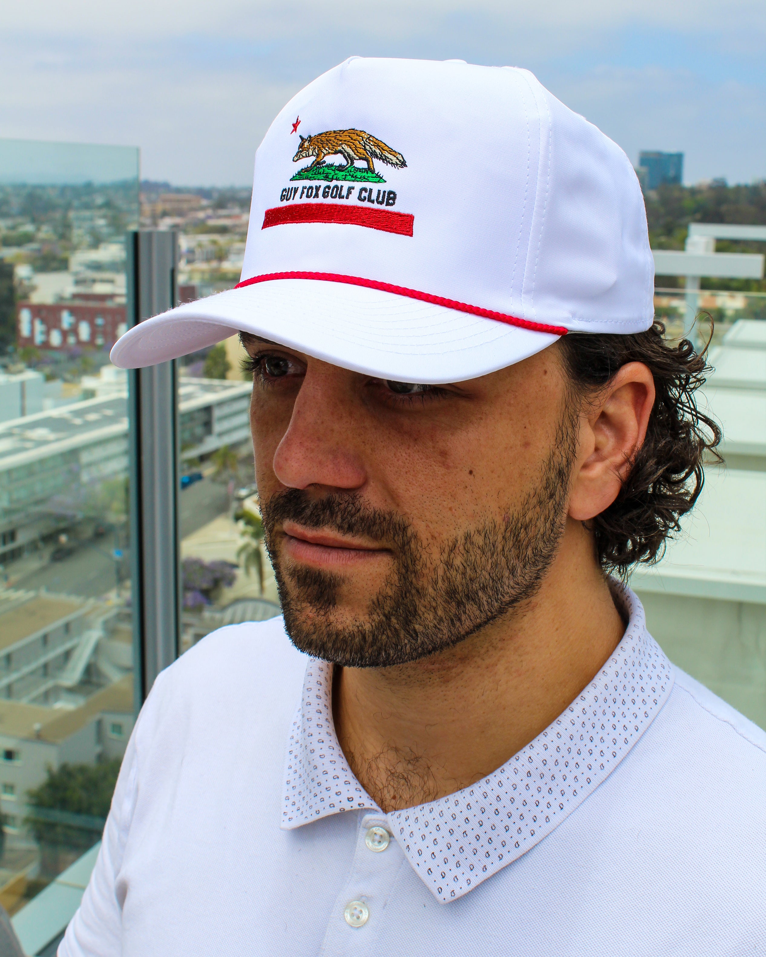 【FANCY CLUB】Angel Dot Hunting Cap FANCY CLUB | ANGEL DOT HUNTING CAP - 스타일리시한 네이비 컬러